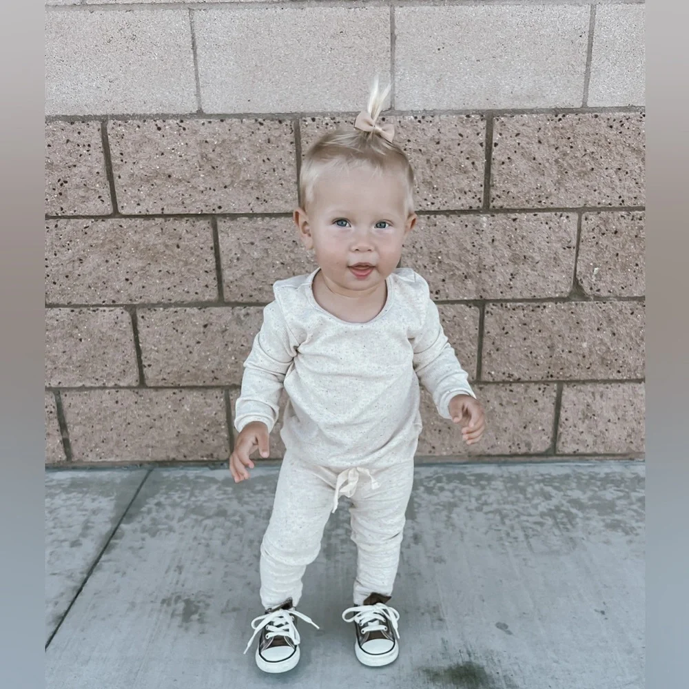 Clover + Bear Ribbed Set - Picture 2 of 5